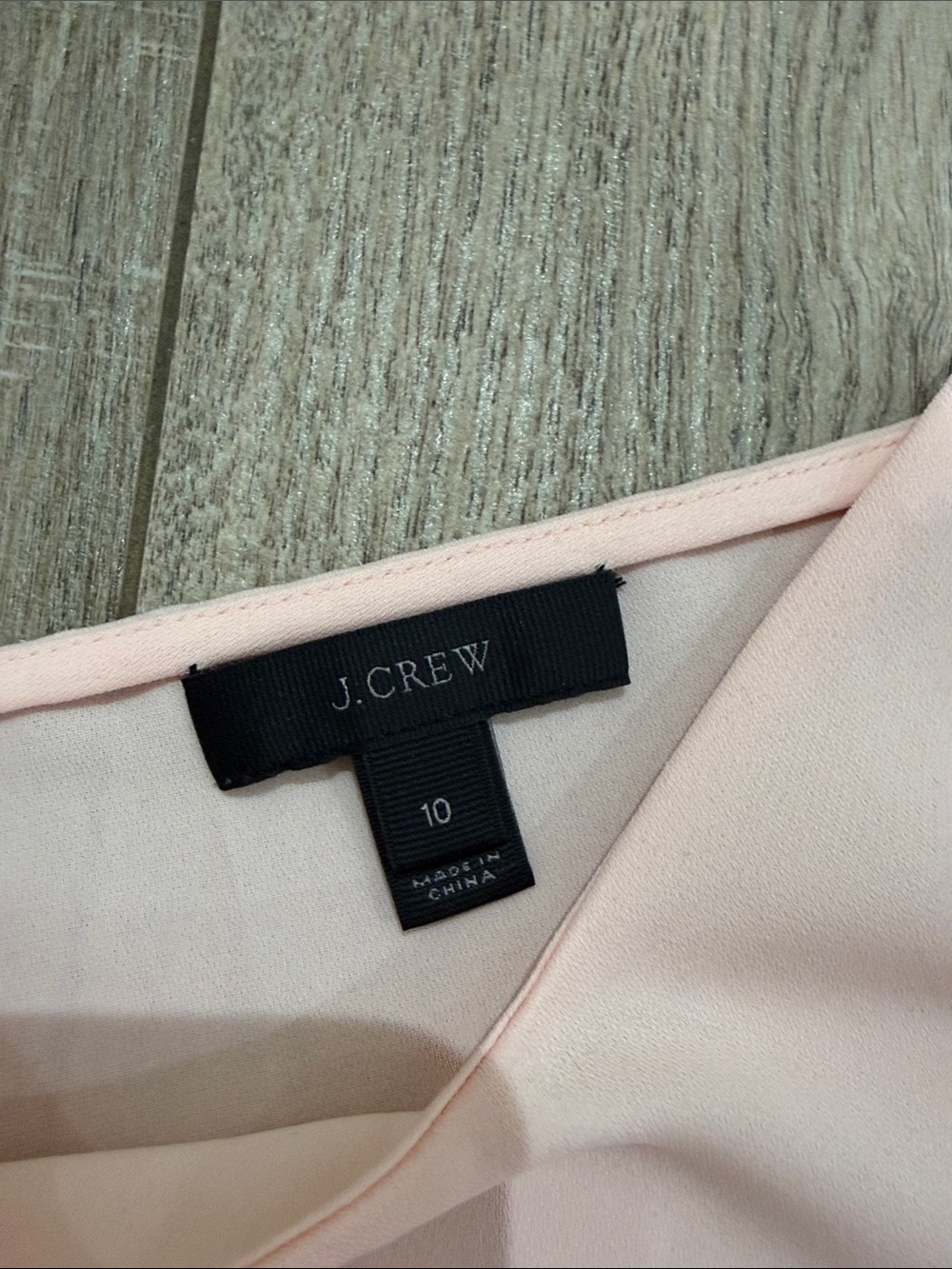 J. Crew Pale Pink V-Neck Spaghetti Strap Camisole - Picture 2 of 2